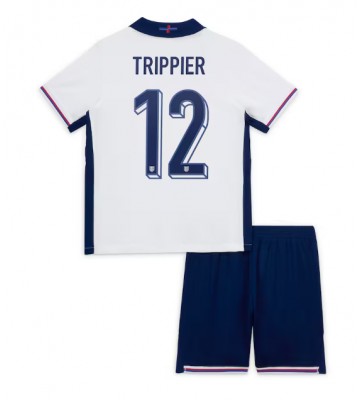 England Kieran Trippier #12 Hemmakläder Barn EM 2024 Kortärmad (+ Korta byxor)